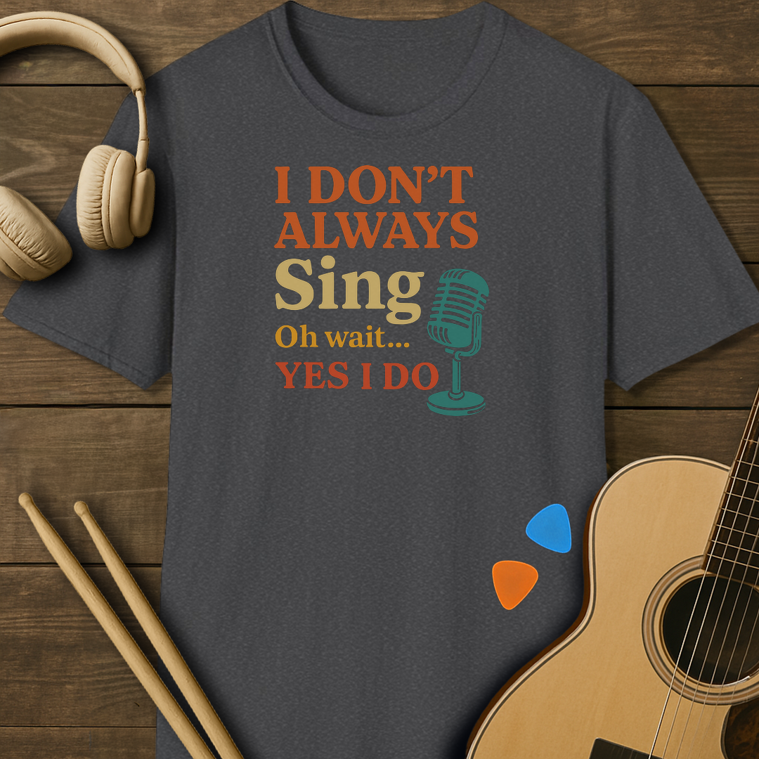 SOUNDOSE Always Sing T-Shirt — Dark Heather t-shirt