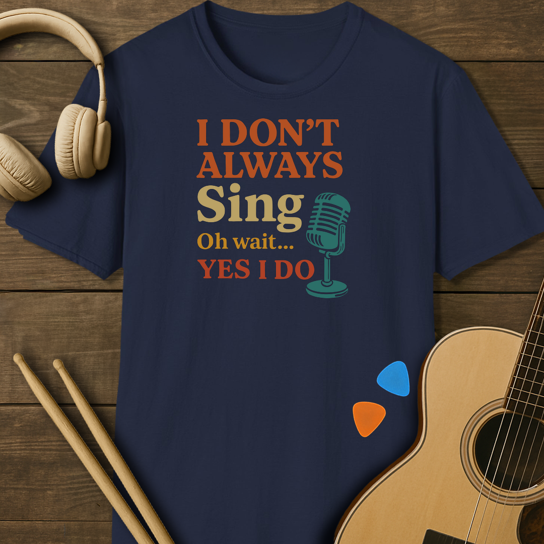 SOUNDOSE Always Sing T-Shirt — Navy t-shirt