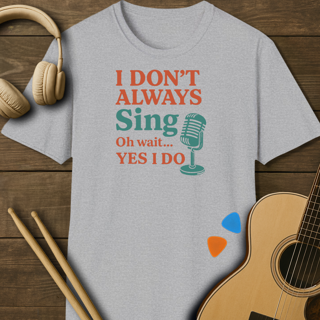 SOUNDOSE Always Sing T-Shirt — Sport Grey t-shirt