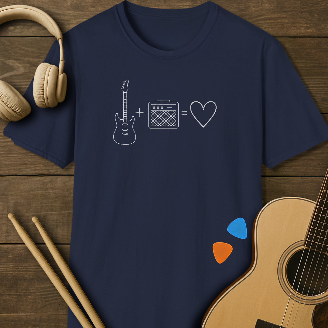 SOUNDOSE Baas Love T-Shirt — Navy t-shirt