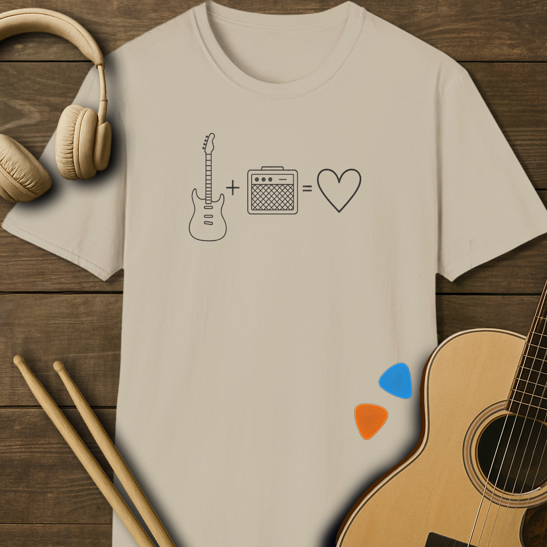 SOUNDOSE Baas Love T-Shirt — Sand t-shirt