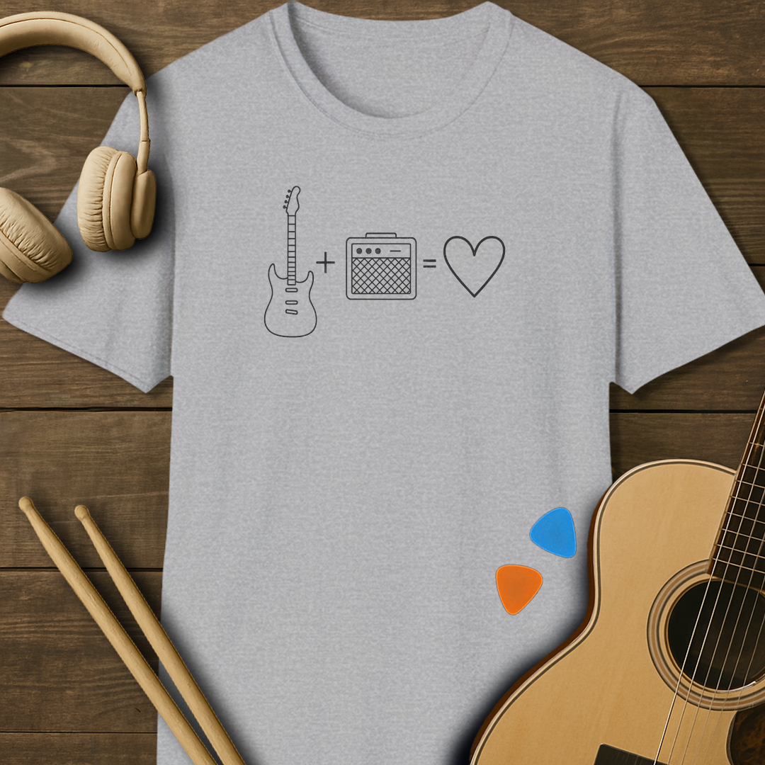 SOUNDOSE Baas Love T-Shirt — Sport Grey t-shirt
