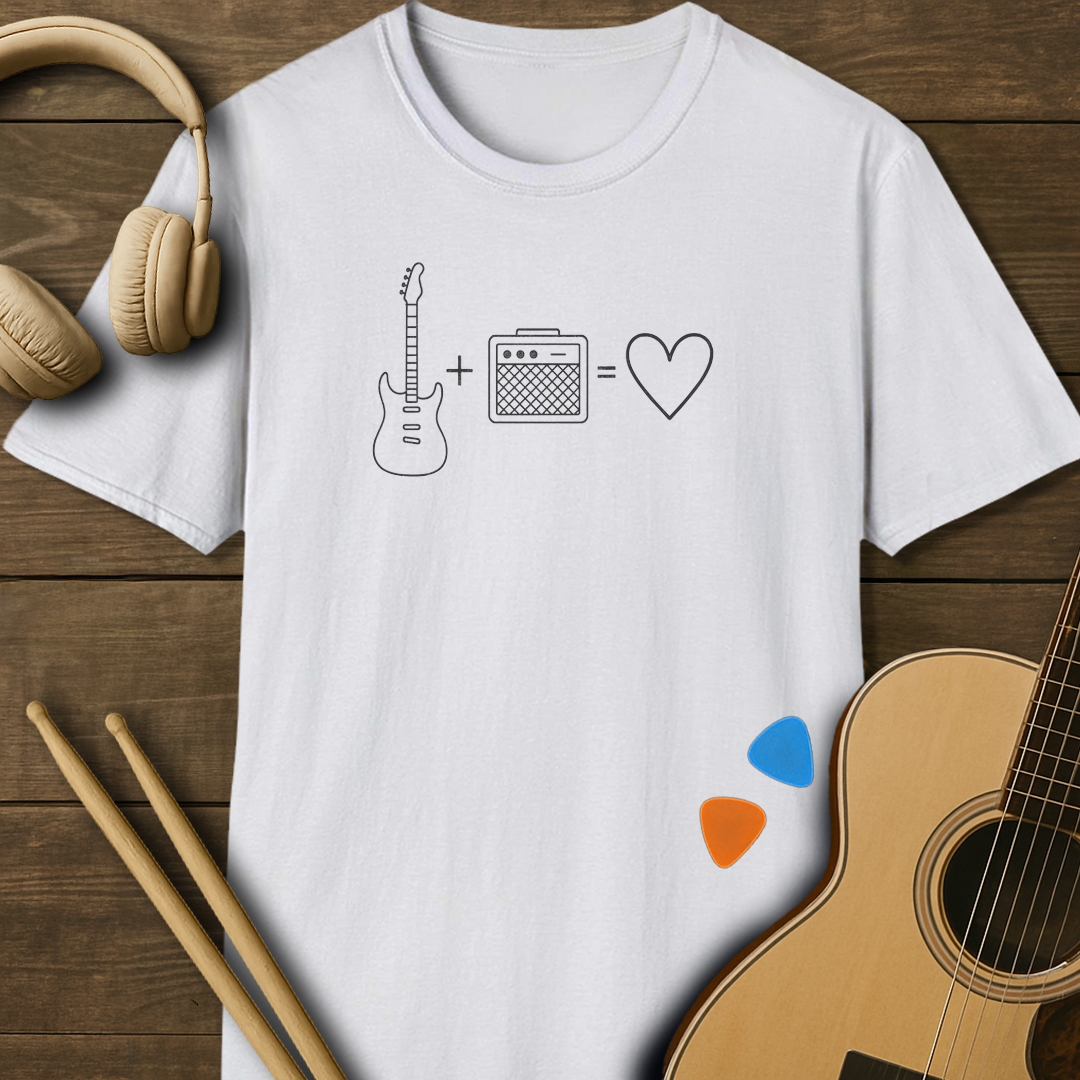 SOUNDOSE Baas Love T-Shirt — White t-shirt