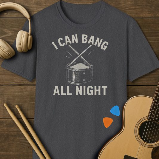 SOUNDOSE Bang All Night T-Shirt — Dark Heather t-shirt
