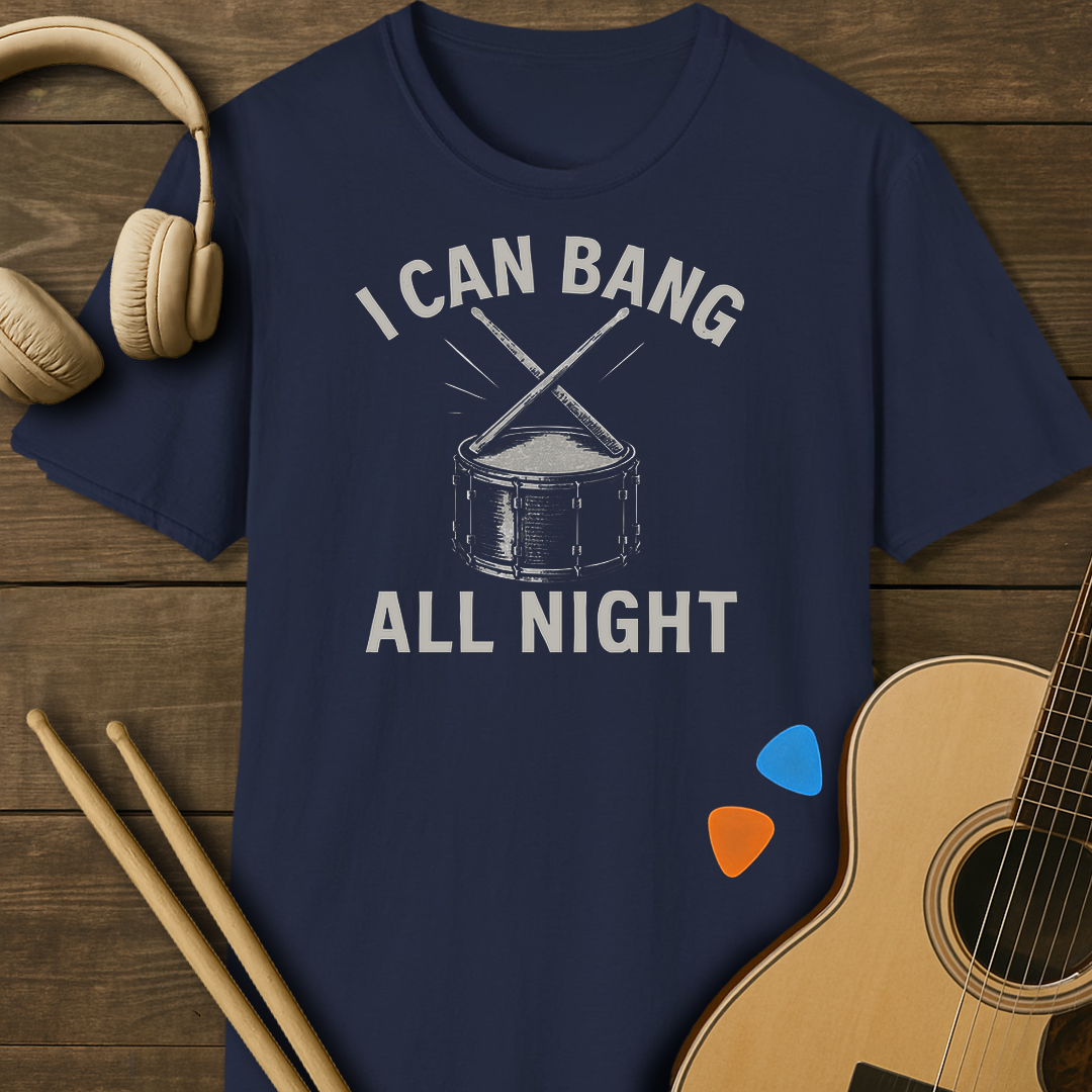 SOUNDOSE Bang All Night T-Shirt — Navy t-shirt