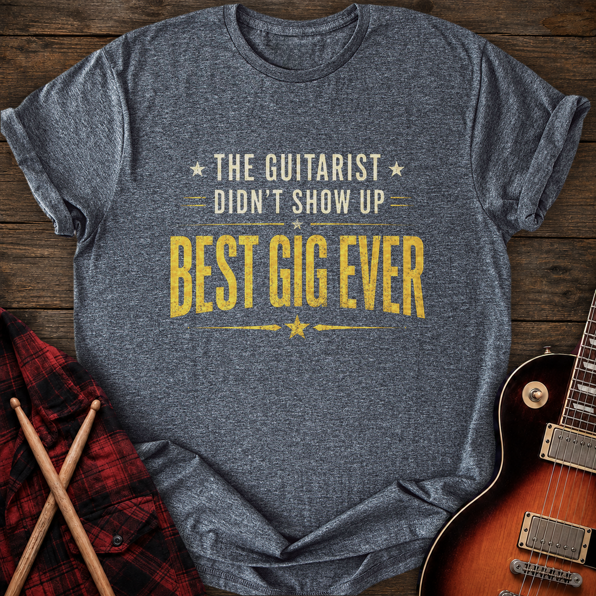 SOUNDOSE Best Gig Ever T-Shirt — Dark Heather t-shirt
