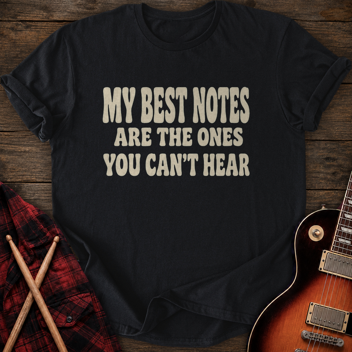 SOUNDOSE Best Notes T-Shirt — Black t-shirt