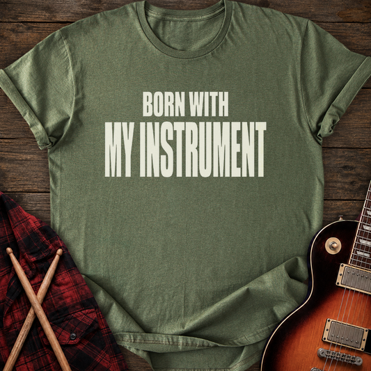 SOUNDOSE Born With It T-Shirt — Military Green t-shirt