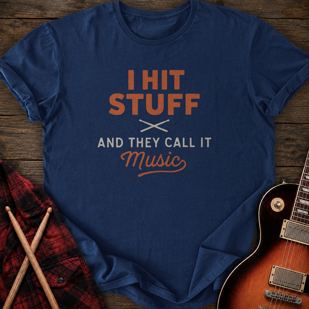 SOUNDOSE Call It Music T-Shirt — Navy t-shirt