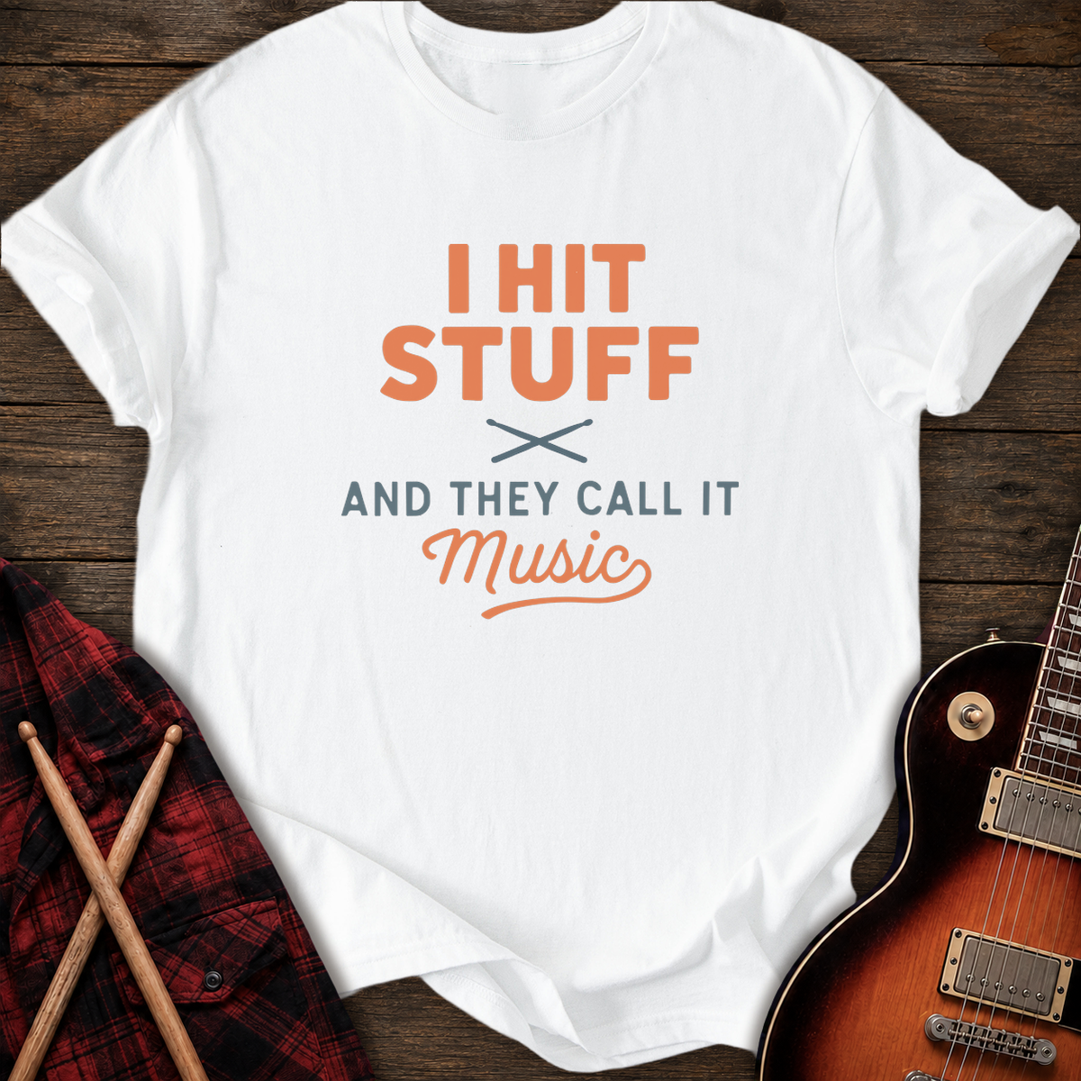 SOUNDOSE Call It Music T-Shirt — White t-shirt