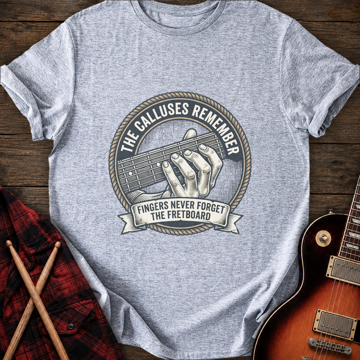 SOUNDOSE Calluses Remember T-Shirt — Sport Grey t-shirt