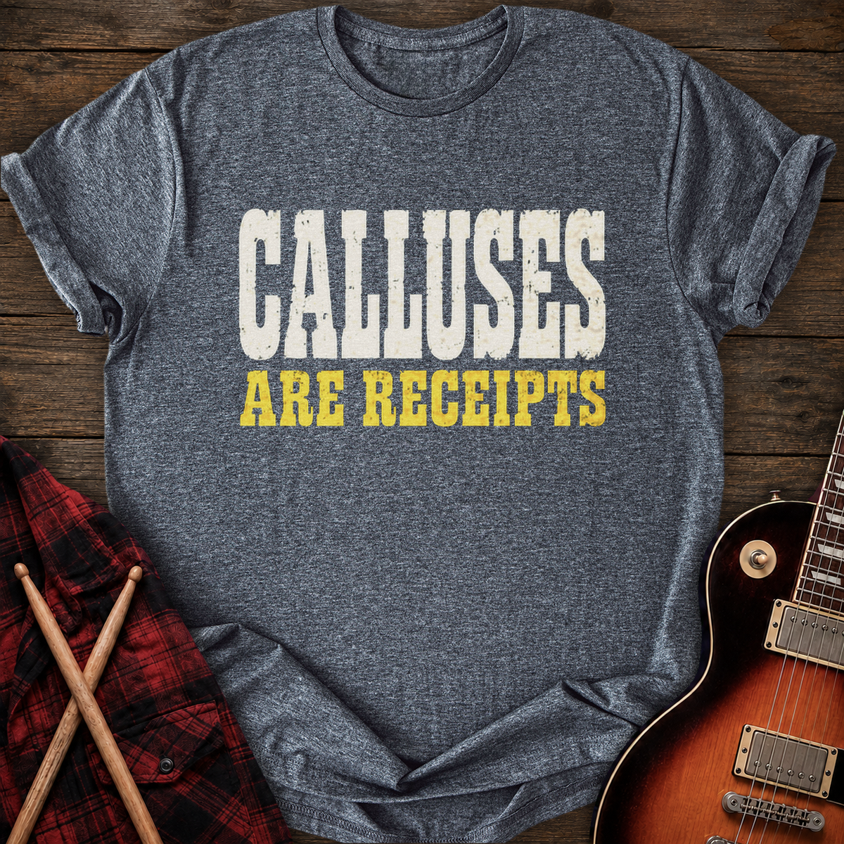 SOUNDOSE Calluses T-Shirt — Dark Heather t-shirt