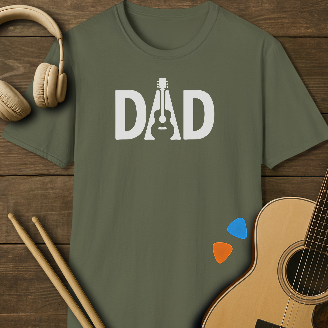 SOUNDOSE Dad Acoustic T-Shirt — Military Green t-shirt