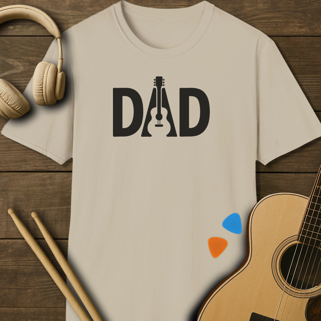 SOUNDOSE Dad Acoustic T-Shirt — Sand t-shirt