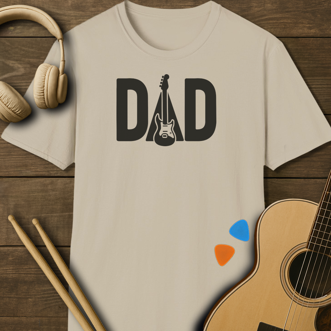 SOUNDOSE Dad Electric T-Shirt — Sand t-shirt