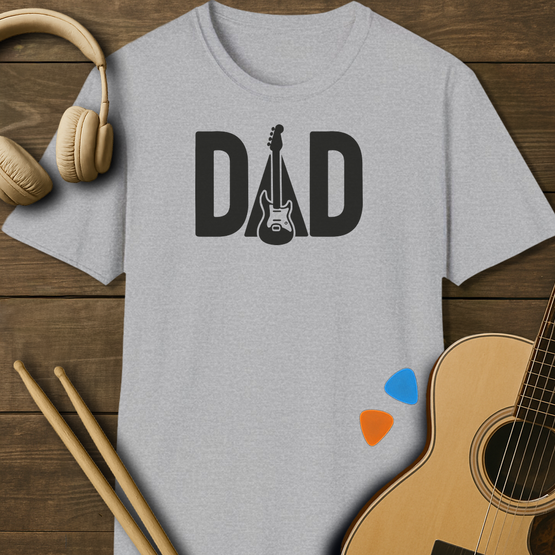 SOUNDOSE Dad Electric T-Shirt — Sport Grey t-shirt
