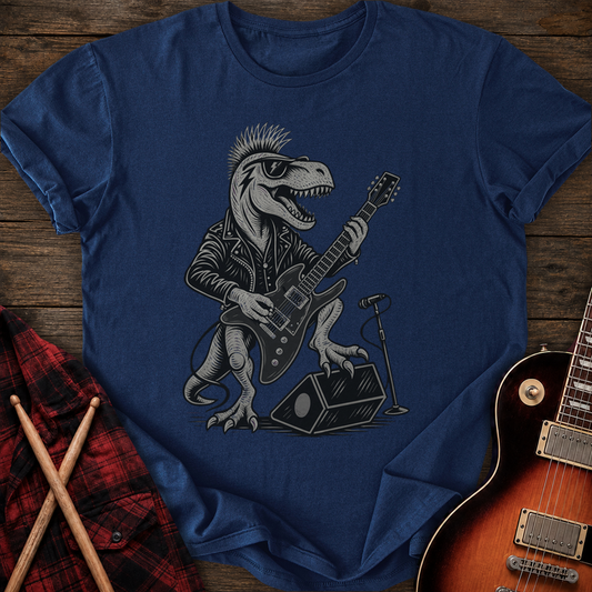 SOUNDOSE Dino Shredder T-Shirt — Navy t-shirt