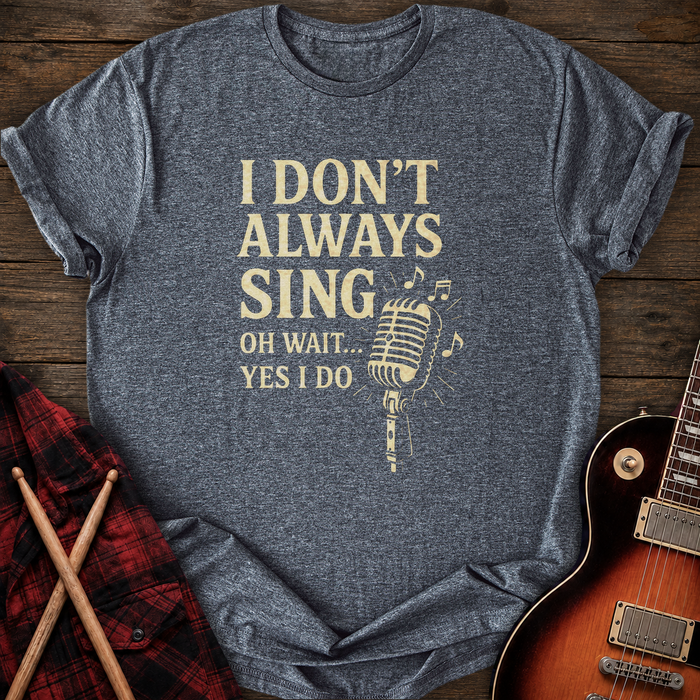SOUNDOSE Don't Sing T-Shirt — Dark Heather t-shirt