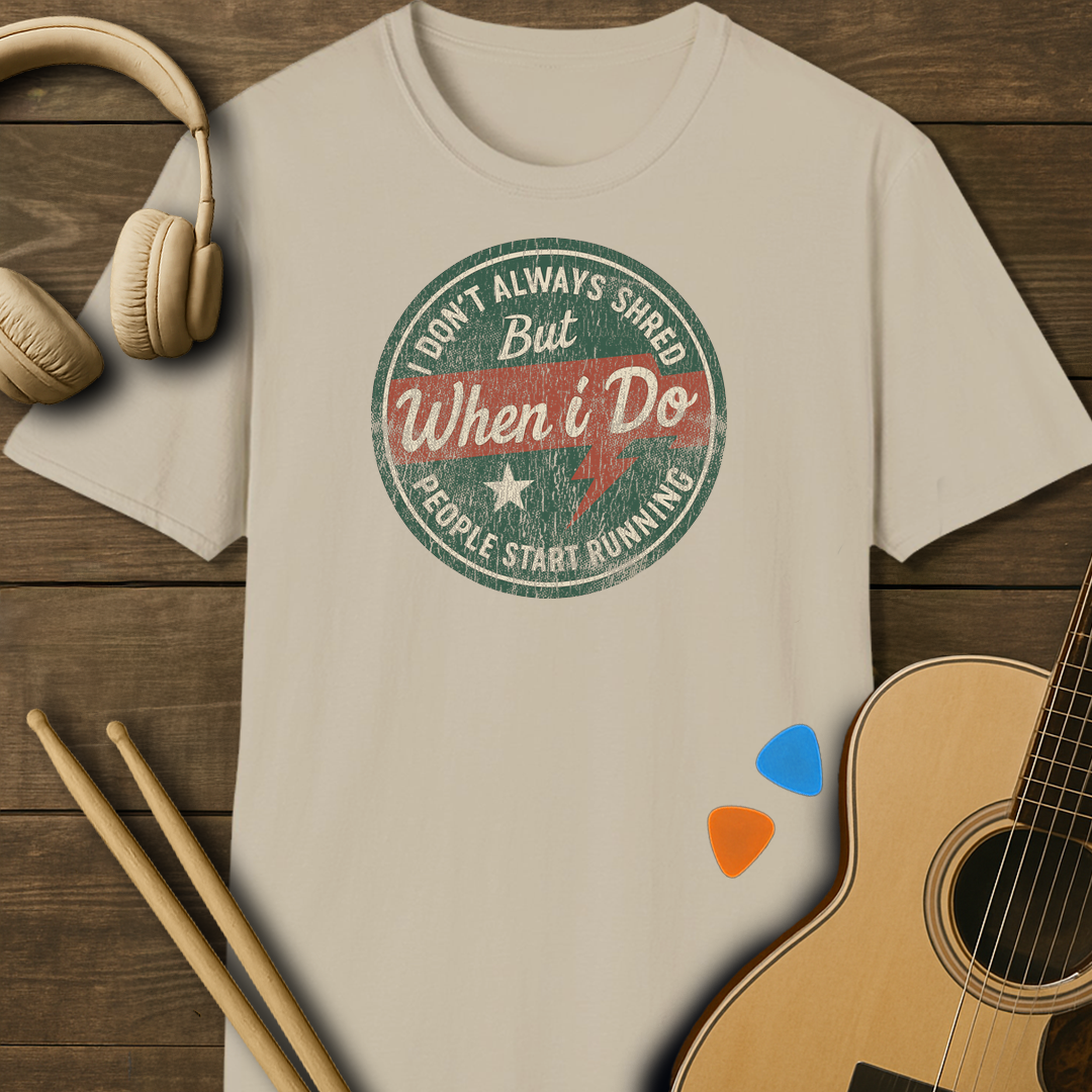 SOUNDOSE Dont Shread T-Shirt — Sand t-shirt