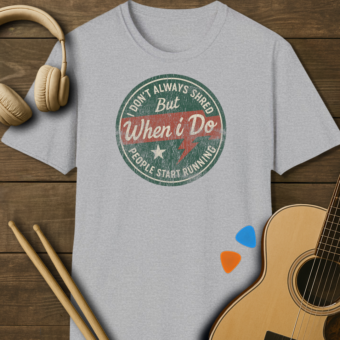 SOUNDOSE Dont Shread T-Shirt — Sport Grey t-shirt