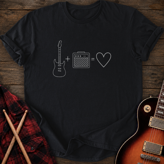 SOUNDOSE Electric Love T-Shirt — Black t-shirt