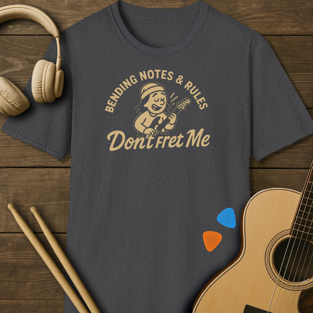 SOUNDOSE Fret Me T-Shirt — Dark Heather t-shirt