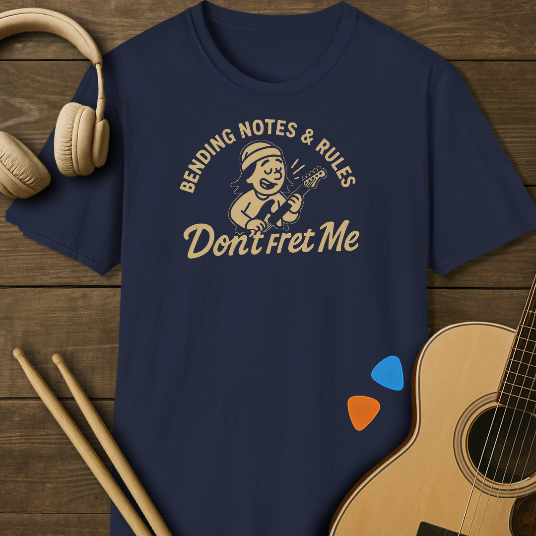 SOUNDOSE Fret Me T-Shirt — Navy t-shirt