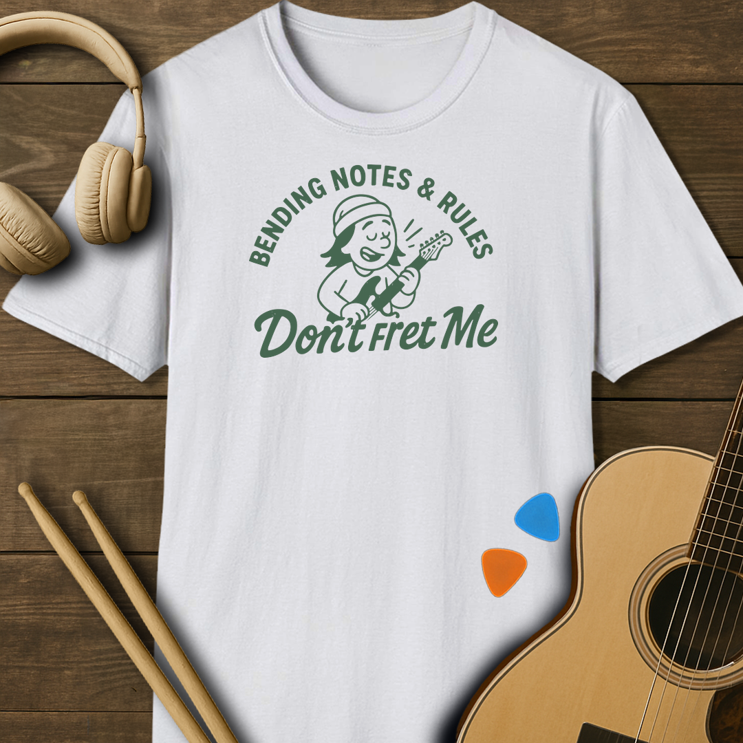 SOUNDOSE Fret Me T-Shirt — White t-shirt