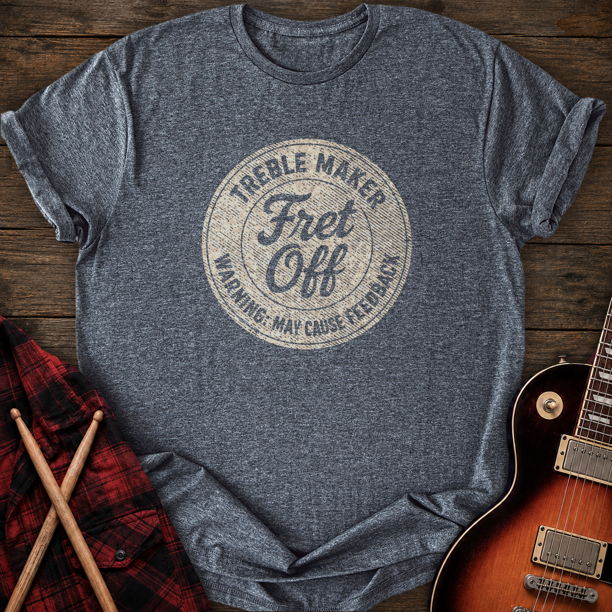 SOUNDOSE Fret Off T-Shirt — Dark Heather t-shirt