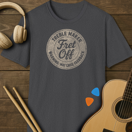 SOUNDOSE Fret Off T-Shirt — Dark Heather t-shirt