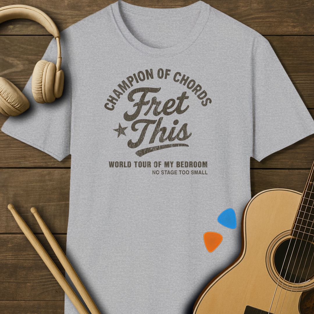 SOUNDOSE Fret This T-Shirt — Sport Grey t-shirt