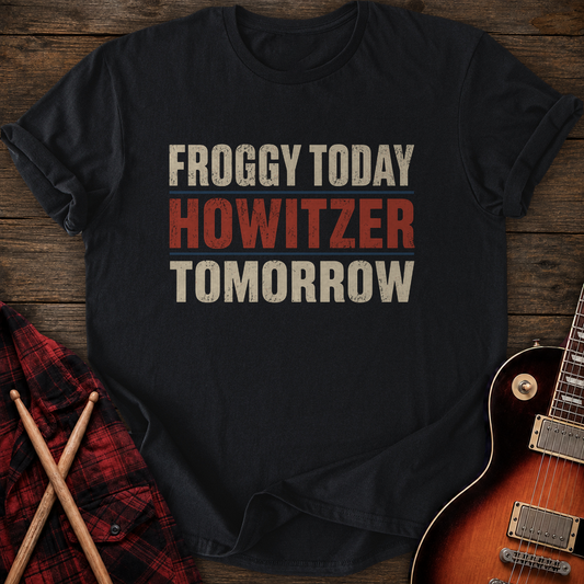 SOUNDOSE Froggy Today T-Shirt — Black t-shirt
