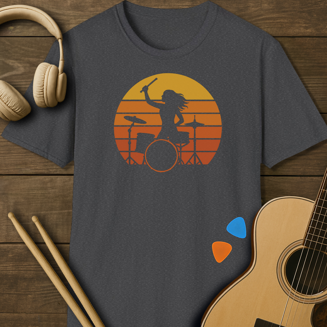 SOUNDOSE Girl Groove T-Shirt — Dark Heather t-shirt
