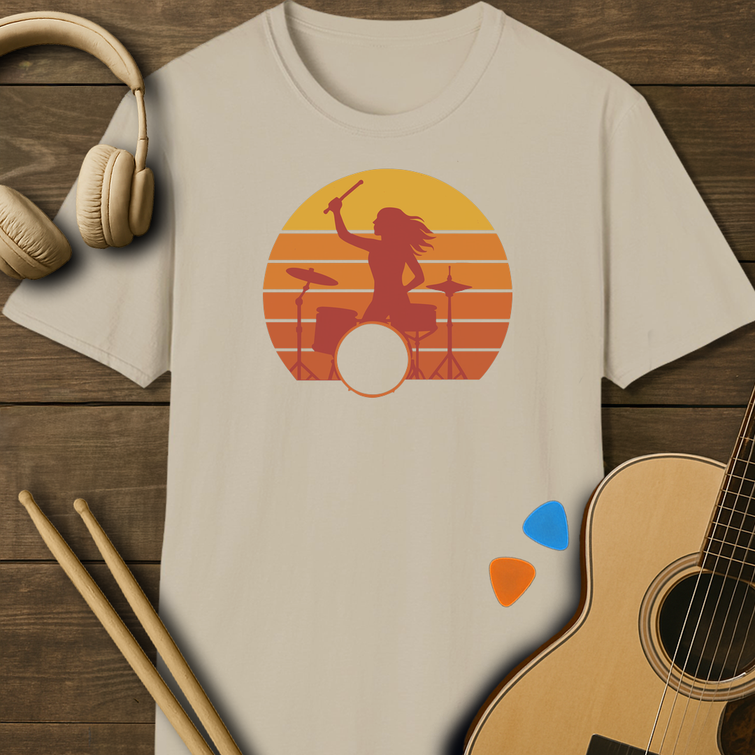 SOUNDOSE Girl Groove T-Shirt — Sand t-shirt