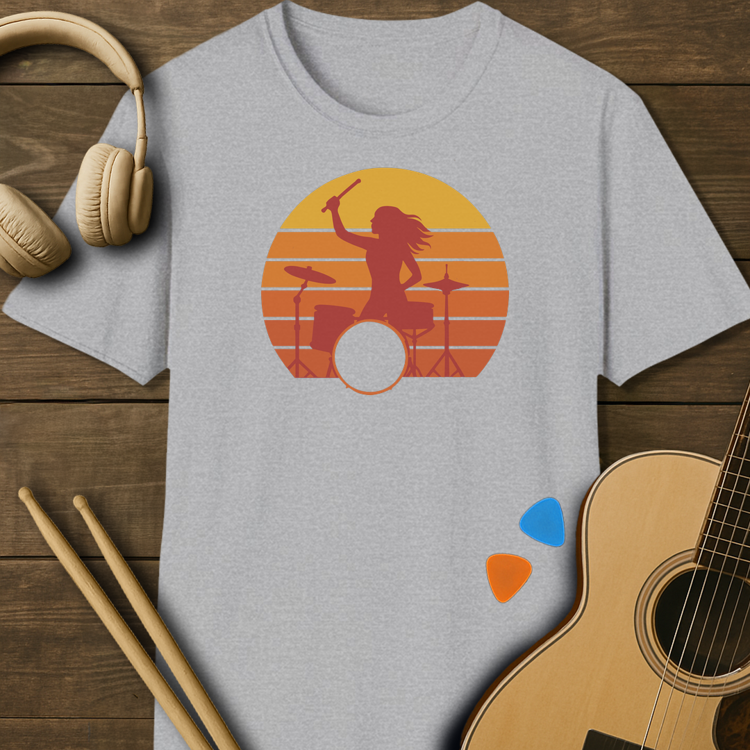 SOUNDOSE Girl Groove T-Shirt — Sport Grey t-shirt