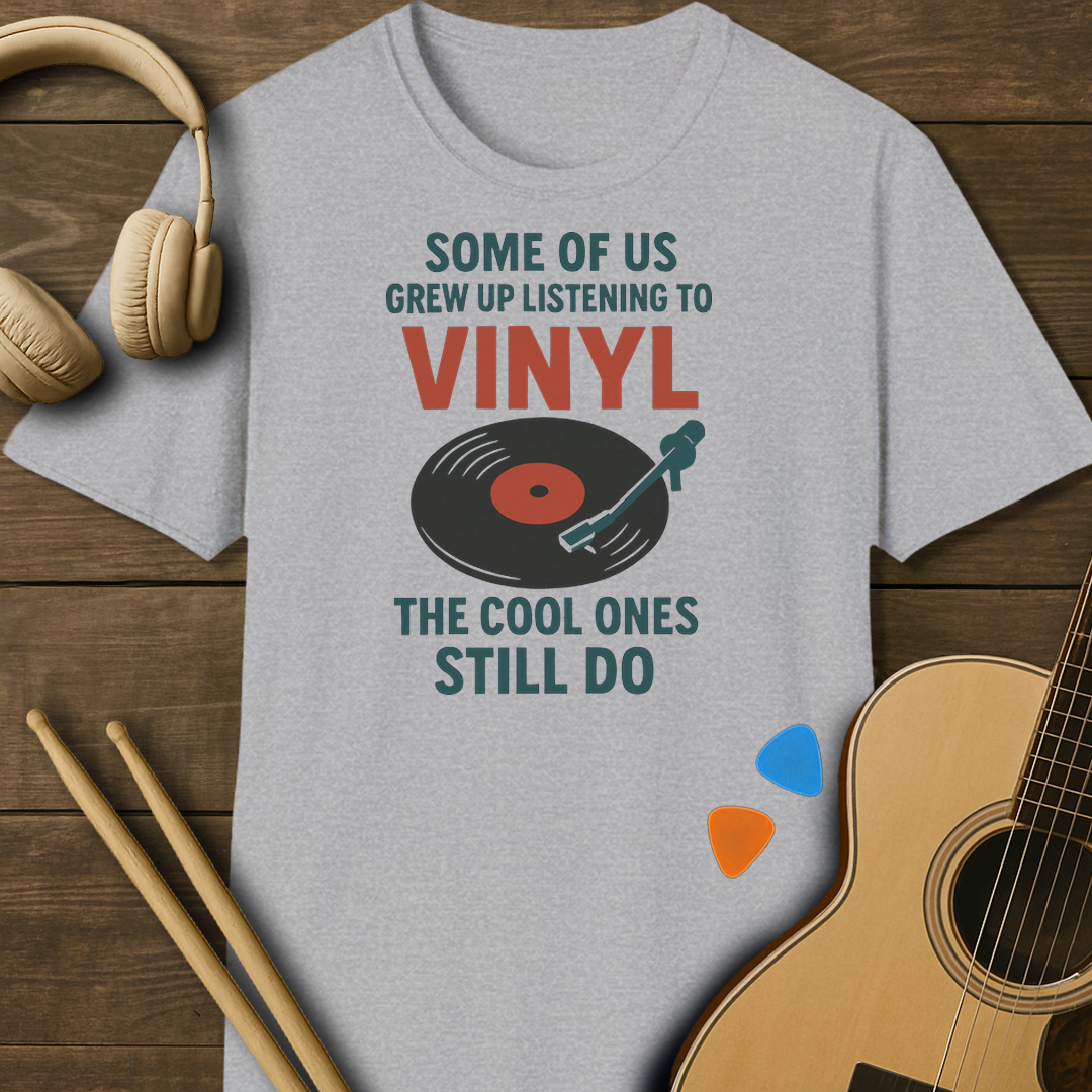 SOUNDOSE Grew on Vinyl T-Shirt — Sport Grey t-shirt
