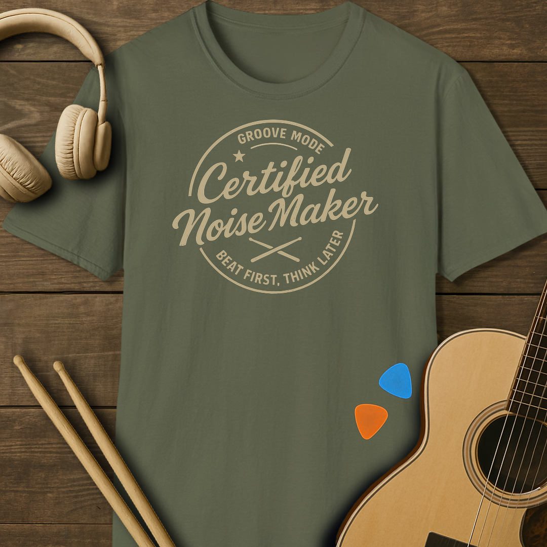 SOUNDOSE Groove Mode T-Shirt — Military Green t-shirt