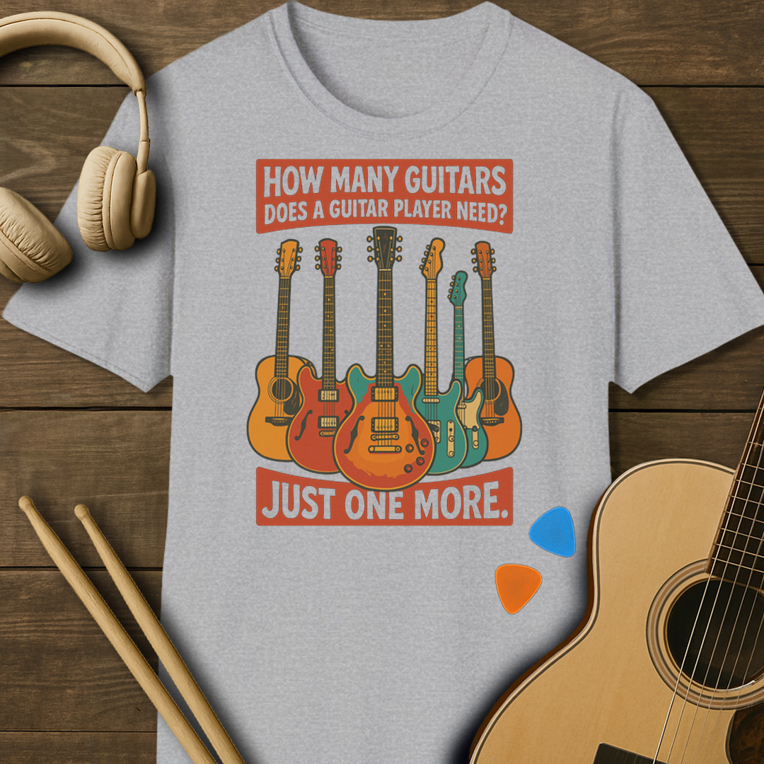 SOUNDOSE Guitar Collection T-Shirt — Sport Grey t-shirt