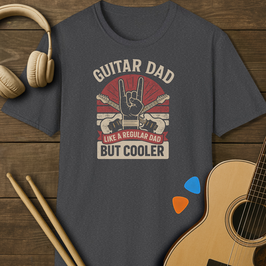 SOUNDOSE Guitar Dad T-Shirt — Dark Heather t-shirt