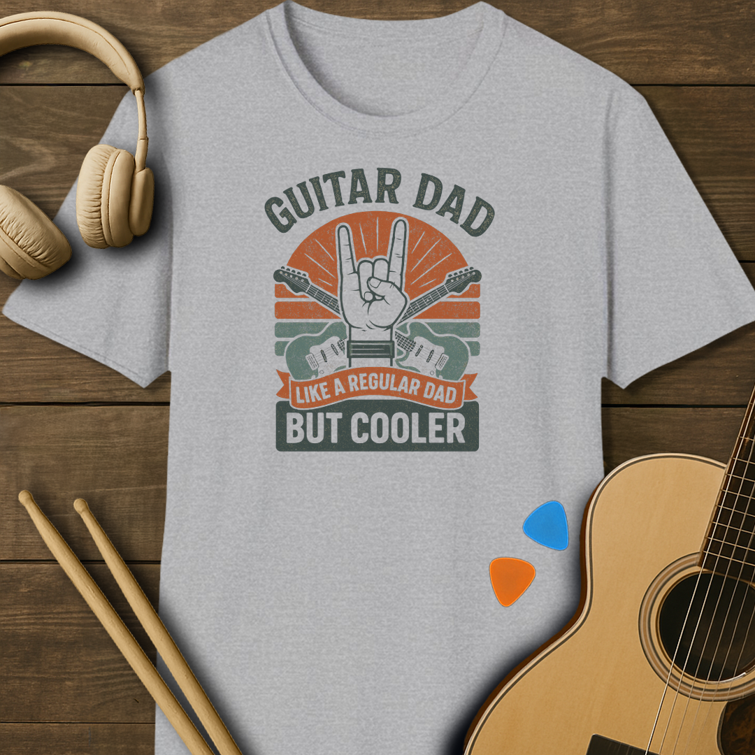 SOUNDOSE Guitar Dad T-Shirt — Sport Grey t-shirt
