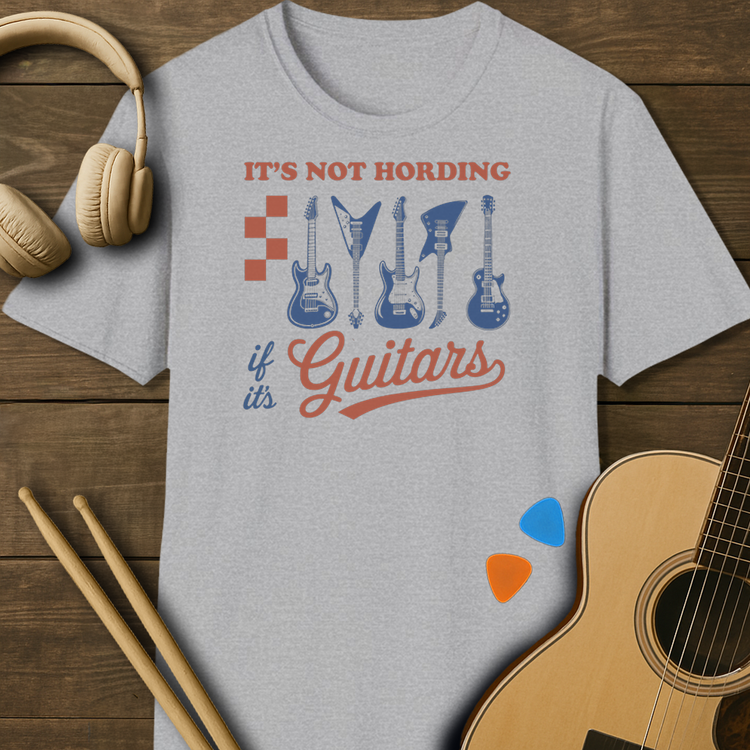 SOUNDOSE Guitar Hoarding T-Shirt — Sport Grey t-shirt