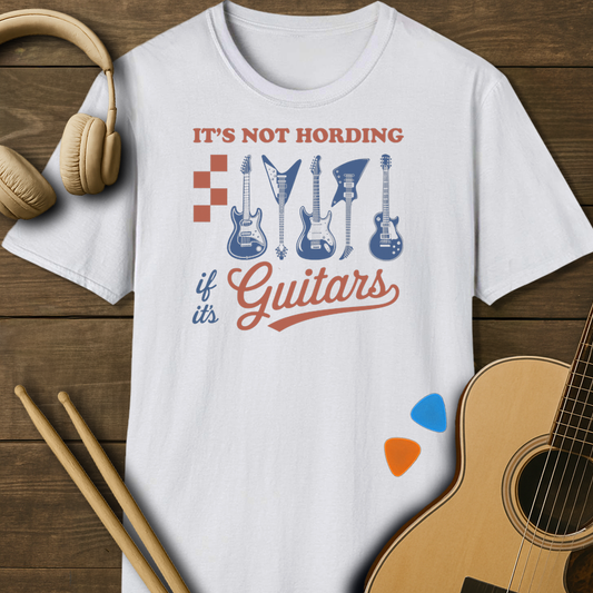 SOUNDOSE Guitar Hoarding T-Shirt — White t-shirt