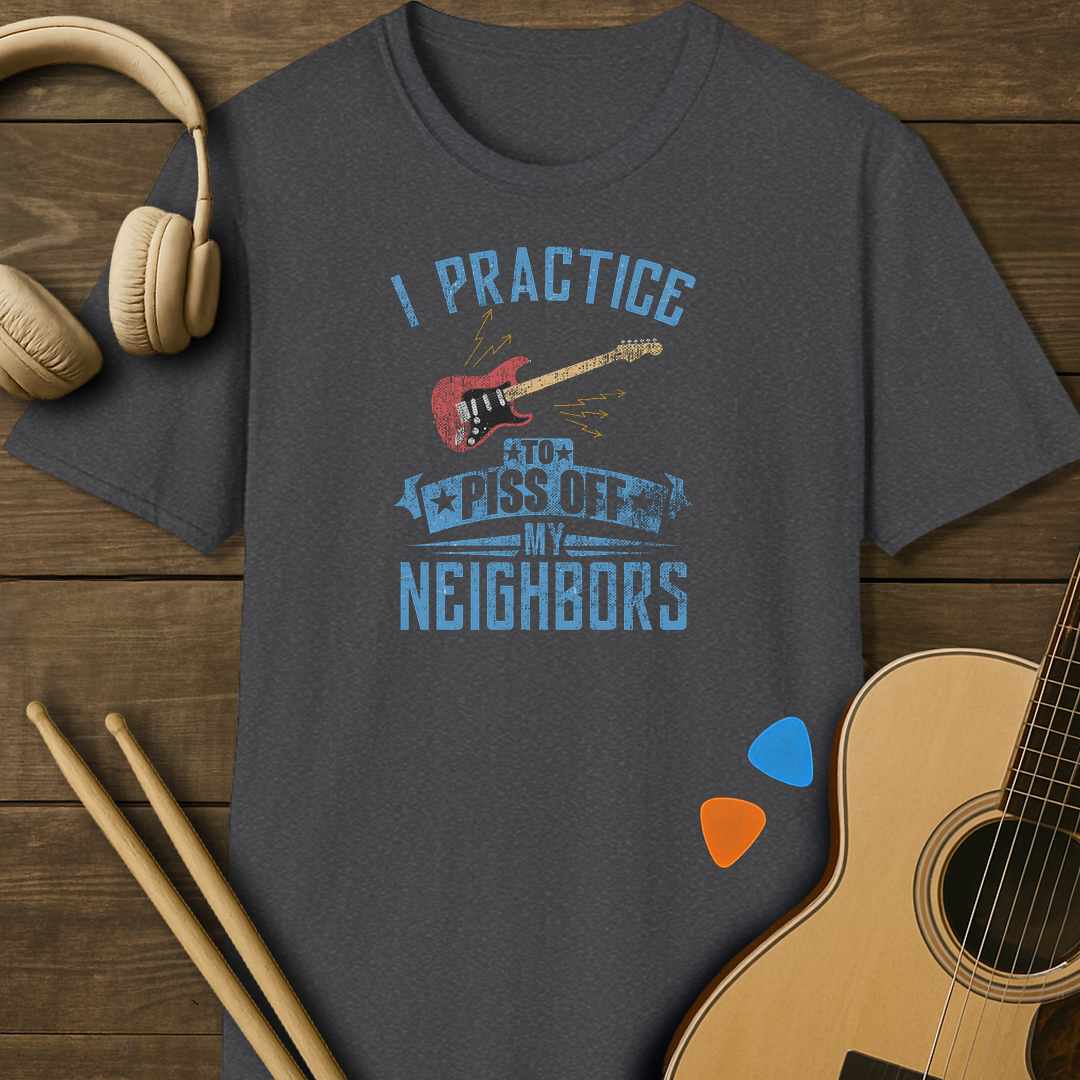 SOUNDOSE Guitar Practice Shirt — Dark Heather t-shirt