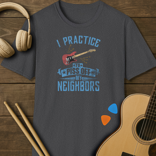SOUNDOSE Guitar Practice Shirt — Dark Heather t-shirt