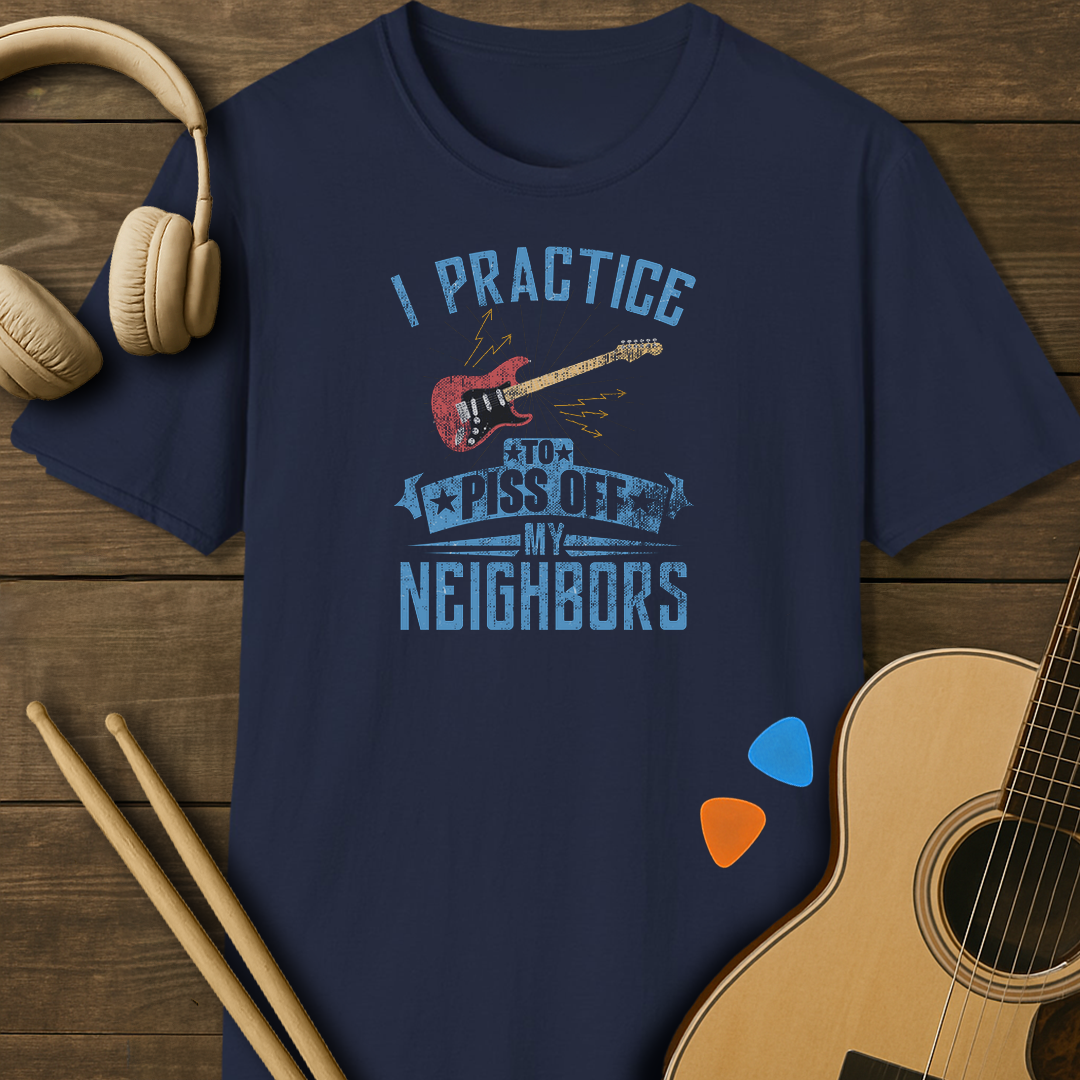 SOUNDOSE Guitar Practice Shirt — Navy t-shirt