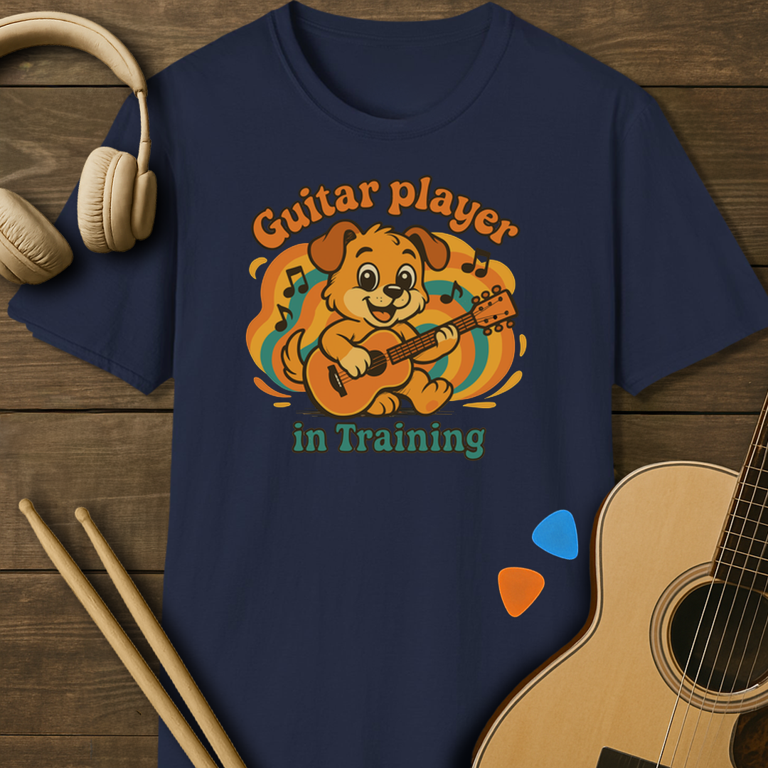 SOUNDOSE Guitar Training T-Shirt — Navy t-shirt