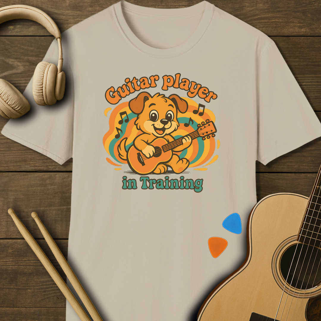 SOUNDOSE Guitar Training T-Shirt — Sand t-shirt