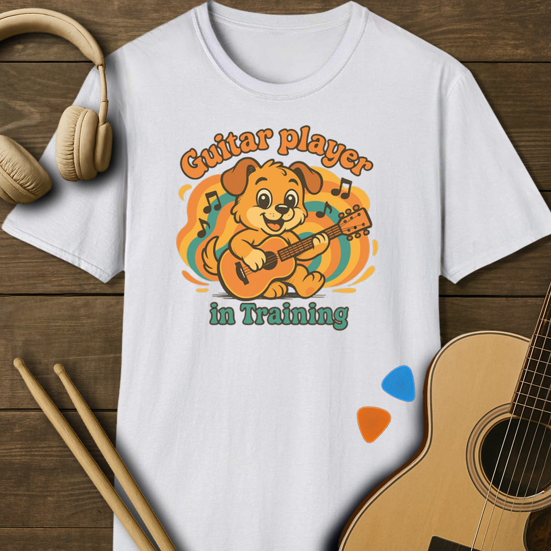 SOUNDOSE Guitar Training T-Shirt — White t-shirt