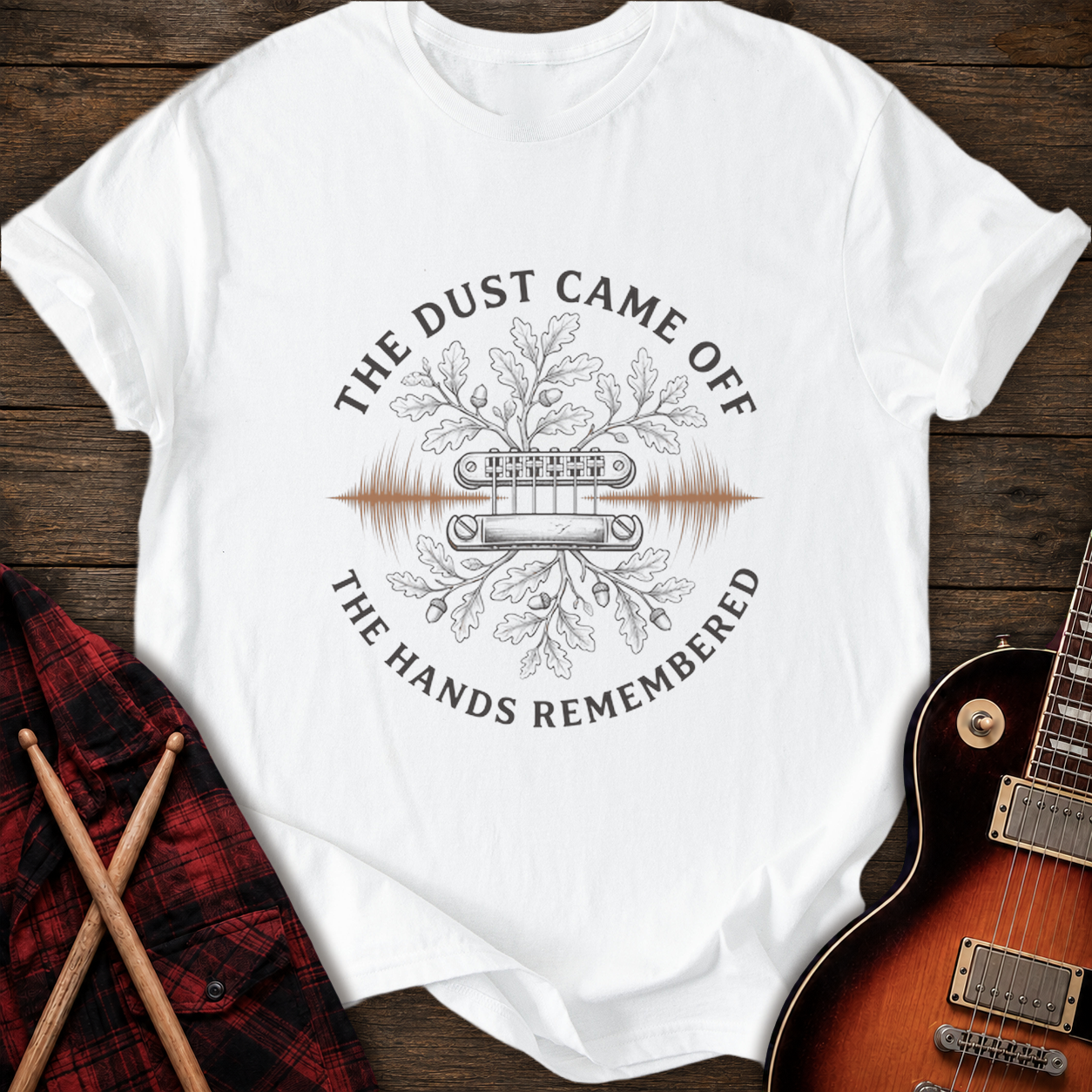 SOUNDOSE Hands Remembered T-Shirt — White t-shirt