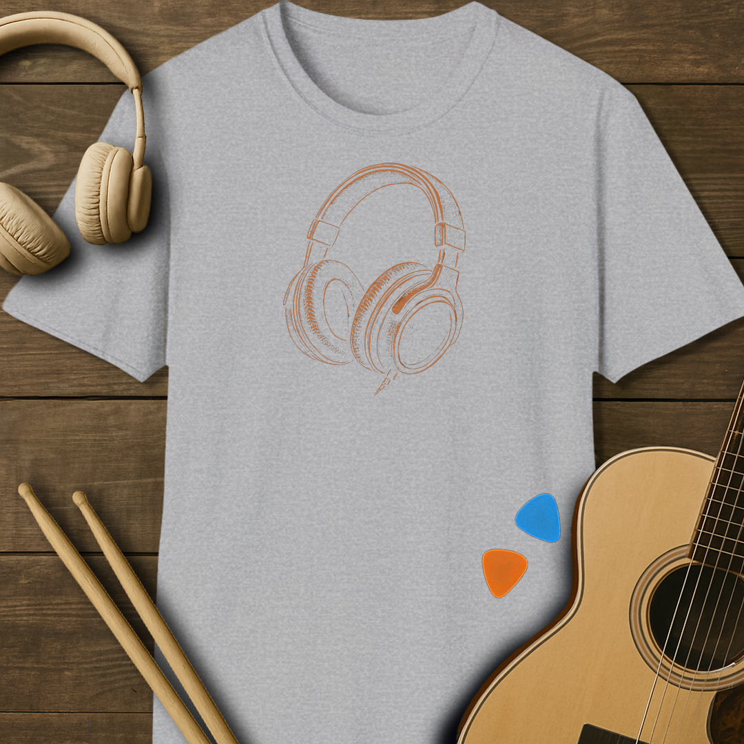 SOUNDOSE Headphones T-Shirt — Sport Grey t-shirt